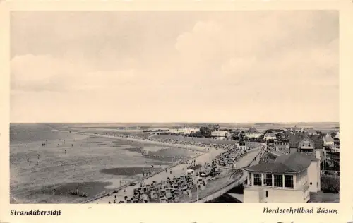 Büsum Strandübersicht gl1961 175.365