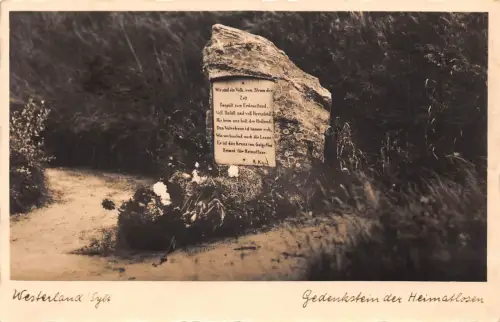 Westerland a. Sylt Gedenkstein der Heimatlosen ngl 175.407