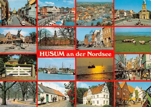 Husum Mehrbildkarte gl 175.414