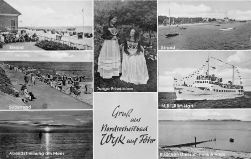 Wyk auf Föhr Mehrbildkarte gl1968 175.445