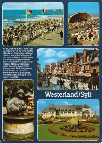 Westerland a. Sylt Mehrbildkarte gl1991 175.455