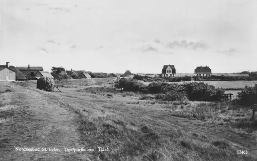 St. Peter-Ording Dorfpartie am Teich ngl 175.479