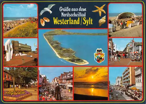 Westerland Mehrbildkarte gl1989 175.470