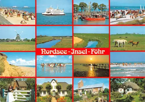 Föhr Mehrbildkarte Teilansichten gl1994 175.497
