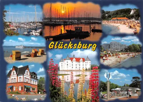 Glücksburg Mehrbildkarte ngl 175.495