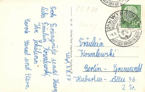 Wyk auf Föhr am Strand gl1957 175.506