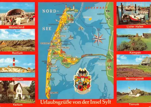 Sylt Mehrbildkarte ngl 75.501