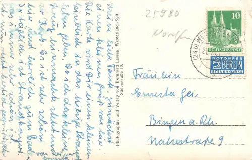Westerland a. Sylt am Strand gl1961 175.527