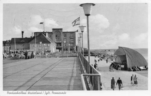 Westerland auf Sylt Promenade gl1958 175.543