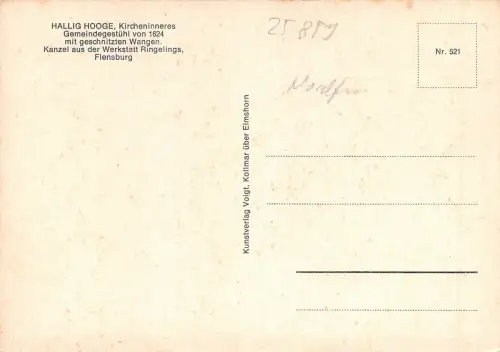 Hallig Hooge - Kircheninneres ngl 175.552