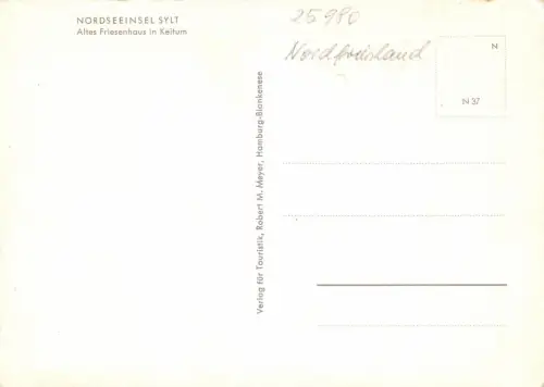 Keitum auf Sylt, Altes Friesenhaus ngl 175.520