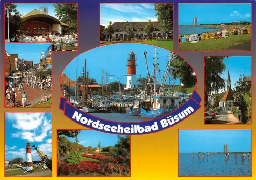 Büsum Mehrbildkarte Teilansichten gl2002 175.578