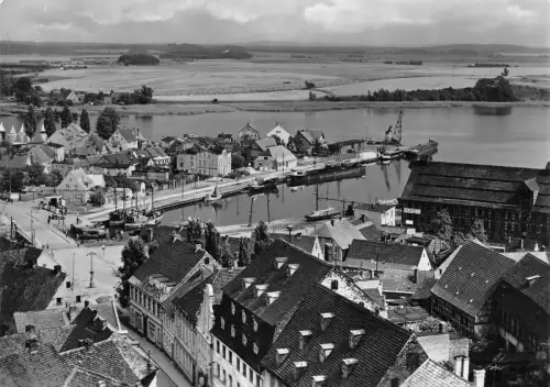 Wolgast Blick auf den Hafen ngl 175.592