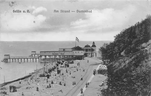 Sellin a. Rügen Strand Damenbad gl1909 175.613