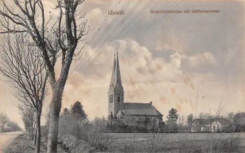 Idstedt Gedächtniskirche mit Waffenkammer feldpgl1915 175.601