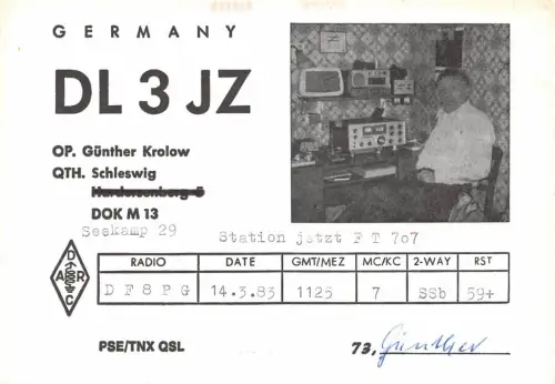 Schleswig an der Schlei Funkerkarte ngl 175.615