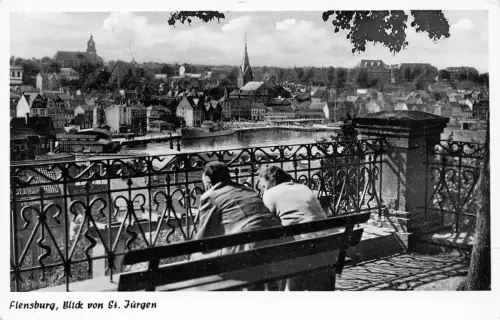 Flensburg Blick von St. Jürgen gl1960 175.680