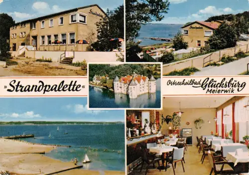 Glücksburg-Meierwik Gaststätte Strandpalette gl1967 175.674
