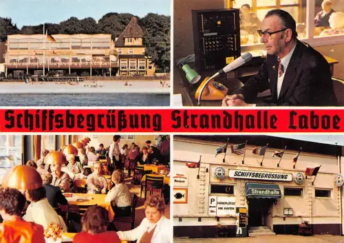 Laboe Schiffsbegrüßung Strandhalle ngl 175.684