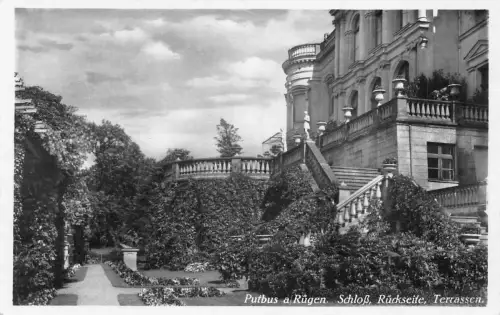 Putbus auf Rügen Schloß Rückseite ngl 175.695