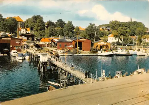 Eckernförde Blick zur Holzbrücke ngl 175.693