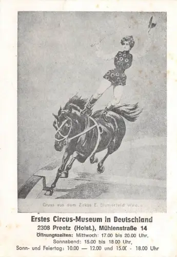 Preetz Erstes Circus-Museum in Deutschland ngl 175.716