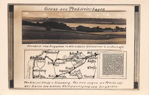 Probsteierhagen Fernblick vom Irrgarten ngl 175.742