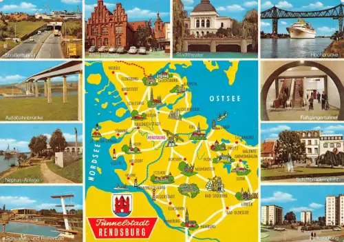 Rendsburg Mehrbildkarte gl1996 175.734
