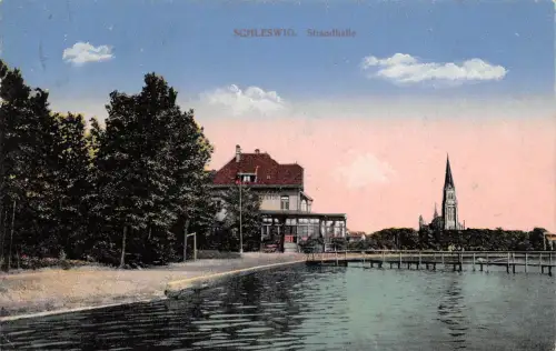Schleswig an der Schlei Strandhalle gl1919 175.807