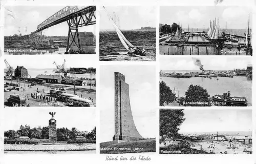 Kiel Mehrbildkarte Teilansichten gl1957 175.846