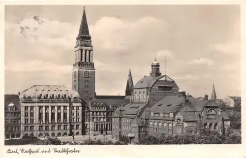 Kiel Rathaus mit Stadttheater gl1936 175.819
