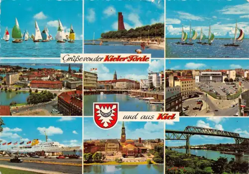 Kiel Mehrbildkarte Teilansichten gl1969 175.831