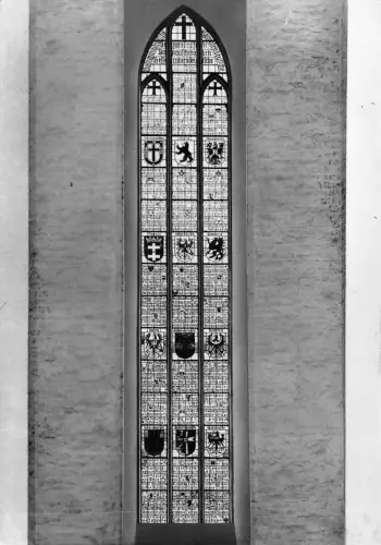 Lübeck Marienkirche Fenster der Gedächtniskapelle ngl 175.883