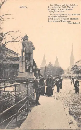 Lübeck Zu Lübeck auf der Brücken ngl 175.901