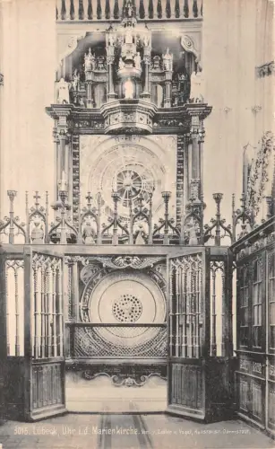 Lübeck Astronom.Uhr in der Marienkirche ngl 175.931