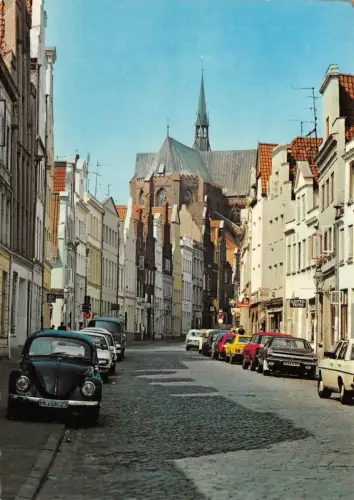 Lübeck Giebelhäuser in der Glockengießerstraße ngl1983 175.917