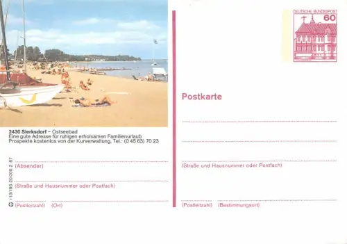 Sierksdorf Postkarte P 138 ngl 175.976