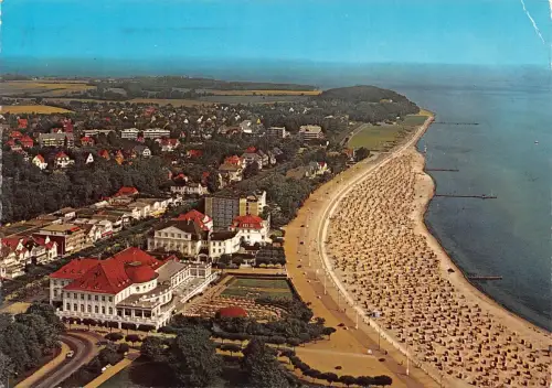 Travemünde Blick auf den Kurstrand und Casino gl1980 175.986
