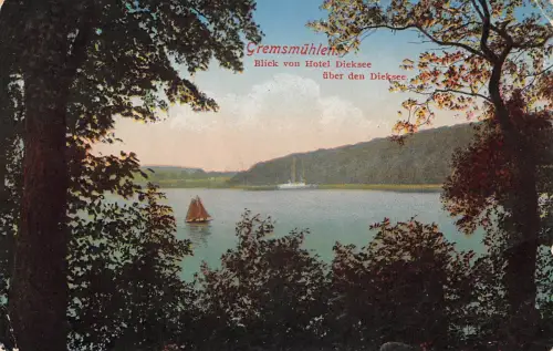 Gremsmühlen Blick vom Hotel Dieksee gl1917 176.047