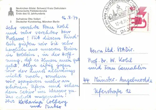 Neukirchen (Holst. Schweiz) Feldsteinkirche gl1974 176.104