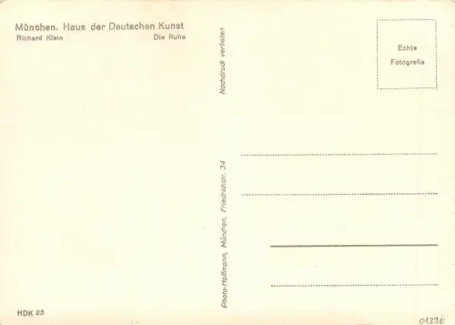 HDK 25 Richard Klein, Die Ruhe ngl 176.159