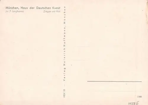HDK 20 J. P. Junghanns - Ziegen mit Hirt ngl 176.167