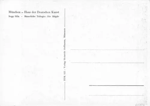 HDK 185 Sepp Hilz - Bäuerliche Trilogie: Die Mägde ngl 176.188