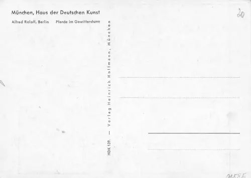 HDK 139 Alfred Roloff, Pferde im Gewittersturm ngl 176.203