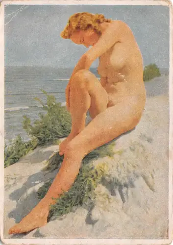 HDK 287 Joh. Schult, Akt am Strande ngl 176.206