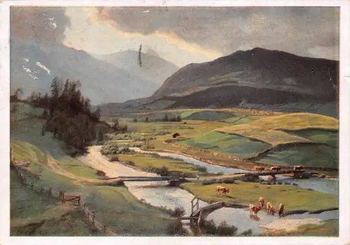 HDK 199 Hans Frank - Abend an der Taurach gl1950 176.202