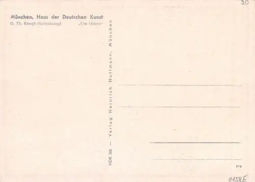 HDK 260 G.Th. Kempf-Hartenkampf, Um Ostern ngl 176.216