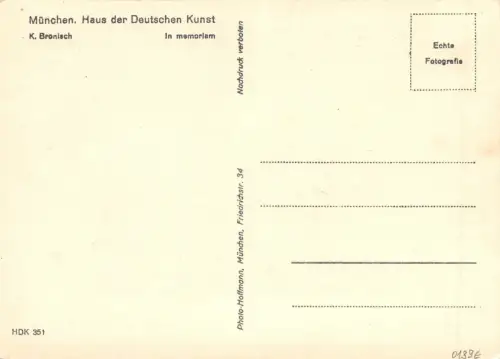 HDK 351 K. Bronisch, In memoriam ngl 176.222