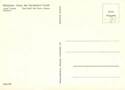 HDK 339 Josef Thorak, Das Urteil des Paris ngl 176.241