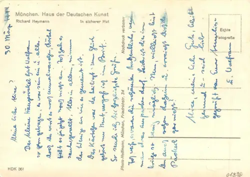 HDK 361 Rich. Stegmann - In sicherer Hut ngl1944 176.237